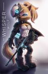  2021 anthro ari-6 boots breasts canid canine canis cleavage clothed clothing digital_media_(artwork) female footwear gun hi_res idw_publishing mammal mask ranged_weapon rifle sega sniper_rifle solo sonic_the_hedgehog_(comics) sonic_the_hedgehog_(idw) sonic_the_hedgehog_(series) weapon whisper_the_wolf wolf 