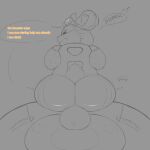  anthro balls belly big_butt blizzard_entertainment blush blush_lines bubble_butt butt chubby_anthro chubby_male clothing cricetid english_text eyewear genitals goggles hammond_(overwatch) hamster hi_res looking_at_viewer looking_back machine male mammal mecha overwatch overweight overweight_male rodent skintight_suit slightly_chubby solo stuck text tight_clothing video_games whiskers wrecking_ball_(blizzard) yamwamm 