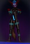  2022 abs accessory ankh ankh_necklace anthro athletic bdsm blue_body blue_eyes blue_fur blue_hair blue_tail bodysuit brown_body brown_fur brown_tail clothed clothing cock_ring cuffs_(clothing) digital_drawing_(artwork) digital_media_(artwork) dominant dominant_anthro dominant_male egyptian front_view fur genitals glistening glistening_body gloves gold_(metal) gold_jewelry hair handwear hi_res isaacjexo jetmongrel jewelry jex latex latex_clothing latex_gloves looking_at_viewer male multicolored_body multicolored_fur multicolored_hair muscular muscular_male necklace penis penis_accessory penis_jewelry red_body red_fur red_tail rubber rubber_clothing rubber_suit simple_background skinsuit smile smirk solo standing tight_clothing whip 