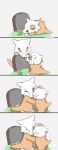  anthro armor bodily_fluids bone brown_body coping crying cubone ditto_(disambiguation) duo embrace generation_1_pokemon headgear helmet hug humor marowak nintendo pokemon pokemon_(species) skull sleeping tears tombstone video_games yrz_oou 