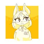  anthro canid canine canis cha_hieun clothed clothing domestic_dog female hi_res mammal pipepo simple_background simple_coloring solo 