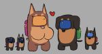  &lt;3 among_us anthro backpack big_breasts blue_eyes breasts brown_eyes canid canine canis crewmate_(among_us) daniel_porter daniel_porter_jr. daughter digit_ring dobermann domestic_dog father father_and_child father_and_daughter father_and_son female greasymojo group huge_breasts innersloth jewelry male male/female mammal mother mother_and_child mother_and_daughter mother_and_son parent parent_and_child pinscher ring rosemary_porter samantha_porter size_difference son tracy_porter video_games wedding_ring 