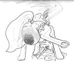  diaper equid equine feces female feral friendship_is_magic hasbro horn low_res mammal messy_diaper monochrome my_little_pony pooping pregnant princess_celestia_(mlp) raised_leg raised_tail scat sketch soiled_diaper soiling soiling_diaper solo veiled_lioness winged_unicorn wings 