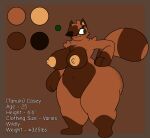 anthro areola belly big_belly big_breasts black_hair breasts brown_body brown_fur brown_hair brown_tail canid canine character_name chest_tuft chip_at_night chubby_female female freckles fur gloves_(marking) green_eyes hair hi_res huge_hips huge_thighs leg_markings mammal markings model_sheet multicolored_body multicolored_fur multicolored_hair orange_body orange_fur orange_hair orange_tail paws raccoon_dog slightly_chubby socks_(marking) solo striped_markings striped_tail stripes tail_markings tanuki tanuki_casey_(chip_at_night) thick_thighs tuft two_tone_body two_tone_fur two_tone_tail yellow_areola 