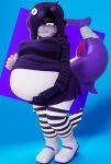  3d_(artwork) absurd_res big_breasts breasts clothing digital_media_(artwork) female fish hair hdddestroyer hi_res marine pregnant pregnant_female red_eyes shark short_hair 