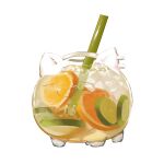  cup drinking_glass drinking_straw food fruit hololive ice ice_cube lime_(fruit) lime_slice no_humans orange_(fruit) orange_slice ssrb still_life studiolg transparent_background 