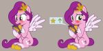  blush cellphone embarrassed equid equine female green_eyes hair hasbro headpiece hi_res hooves leg_markings mammal markings mlp_g5 my_little_pony pegasus phone pipp_petals_(mlp) purple_hair smartphone socks_(marking) spread_wings star upvote wings 