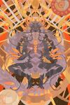  abstract absurd_res anthrodragon deity dragon dragongod dragonillustration dragonsona hi_res illustration moon purple purpledragon sun 