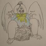  accipitrid accipitriform anthro avian big_breasts bird birth bodily_fluids breasts diaper eagle eris_(legends_of_chima) feces female forced hands_behind_head hi_res lactating messy_diaper overweight pregnant restrained snot soiled_diaper soiling solo spread_legs spreading veiled_lioness wings 