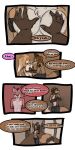  &spades; 1:2 2016 9:18 anthro biped breasts canid collar comic daisy_(tatsuchan18) detailed_background dialogue english_text eyes_closed female fenrir_(tatsuchan18) fur group hair hi_res lagomorph leporid male mammal open_mouth rabbit sitting spade_(tatsuchan18) speech_bubble standing suit_symbol tatsuchan18 text trio 