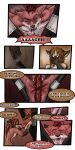  1:2 2017 9:18 anthro biped bound canid comic detailed_background dialogue duo english_text eyes_closed fenrir_(tatsuchan18) fur gash hair hi_res male mammal open_mouth spade_(tatsuchan18) speech_bubble standing tatsuchan18 text whip 