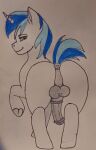  &lt;3 absurd_res artist_dragonmasterdm6 equid equine erection fan_character feral genitals hasbro hi_res horse male male/male mammal my_little_pony penis pony solo steel 