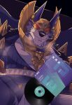  absurd_res anthro anubian_jackal canid canine canis censored clothing dislyte hi_res jackal juggermelon male mammal mask muscular muscular_anthro muscular_male pecs sander_(dislyte) solo suit 