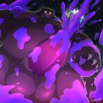  anthro balls belly big_balls big_penis claws earth erection genitals hi_res highforce059 huge_balls huge_penis hyper hyper_balls hyper_genitalia hyper_penis macro male mammal mr._grizz musclegut nintendo pecs penis planet_destruction planet_earth slime splatoon ursid video_games 