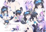  ... 2girls all_fours animal_ears ass ass_grab bangs black_gloves black_hair black_panties blue_archive blush breasts cheerleader clenched_teeth crop_top dog_ears dog_girl dog_tail eyewear_on_head gloves goggles goggles_on_head halo headgear hibiki_(blue_archive) hibiki_(cheerleader)_(blue_archive) jacket long_hair long_sleeves looking_at_another lying medium_breasts multiple_girls multiple_views natsume_yochiki official_alternate_costume one_eye_closed open_mouth panties ponytail pulled_by_another purple_eyes purple_hair skirt skirt_removed smile star_sticker sticker_on_face sweatdrop tail teeth tinted_eyewear translation_request underwear undressing utaha_(blue_archive) very_long_hair white_panties white_skirt 