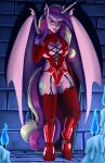  anthro choker clothing equid equine female friendship_is_magic hasbro hi_res horn jewelry latex lingerie mammal my_little_pony necklace princess_cadance_(mlp) quakehoof solo vampony winged_unicorn wings 