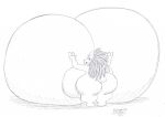  adamios anthro belly big_belly big_breasts big_butt breasts butt female generation_1_pokemon huge_breasts hyper hyper_breasts nintendo pokemon pokemon_(species) sandpancake sandslash sketch solo video_games 