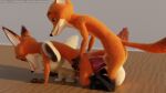  absurd_res anal anal_penetration anthro balls big_balls big_penis canid canine disney fennec finnick fox genitals group group_sex hi_res hornybunny male male/male mammal nick_wilde penetration penis penis_size_difference selfcest sex small_but_hung square_crossover train_position trio zootopia 