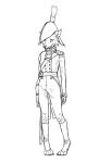  canid canine canis clothing crowsfire digital_media_(artwork) female hi_res history mammal napoleonic officer pose sketch standing uniform wolf 