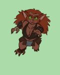  4:5 boggart bugbear clothed clothing fantasy female fuzzy goblin goblinoid hairy hi_res humanoid ravenpen15 simple_background sketch wild_hair 