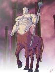  2020 3:4 abs bald balls biceps brown_eyes centaur equid equid_taur erection genitals hi_res holding_object hooves humanoid_genitalia humanoid_taur looking_aside looking_away male mammal mammal_taur mouth_closed muscular muscular_male navel nicolas_brunet nipples nude outside pecs penis scepter simple_background solo taur vein veiny_penis 