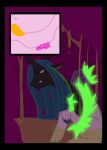  arthropod bodily_fluids changeling chubbyjam colored_fire disguise disgust duo equid equine female female/female feral fire friendship_is_magic green_fire hasbro hi_res horn magic mammal micro my_little_pony organs plot_twist princess_cadance_(mlp) queen_chrysalis_(mlp) stomach stomach_acid swallowing tongue tongue_out transformation vore winged_unicorn wings 