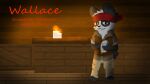  anthro candle cleaning cleaning_rag defnotgriz_live hi_res male mammal smile solo wallace_(defnotgriz_live) 