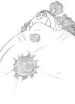  2022 belly big_belly fish-men_(one_piece) jinbe kemono male marine moobs nipples one_piece overweight overweight_male scar solo wantaro 