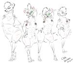  anthro athletic athletic_female big_breasts breasts clara_seather female hi_res hyaenid langley_addler mammal nipple_piercing nipples piercing prosthetic scar solo spotted_hyena 