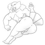  anthro anus armpit_hair balls body_hair bottle butt butt_focus erection generation_3_pokemon genitals male muscular muscular_male nintendo nipples penis pokemon pokemon_(species) pokemorph smutty-smeargle solo video_games walrein 