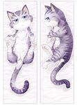  animal blue_eyes cat cat_focus dakimakura futa_(ceramic_cover) haa-san_(sketchbook_full_colors) multiple_views no_humans sketchbook_full_colors 