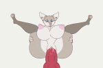  absurd_res amorous anthro big_penis bodily_fluids breasts butt canid canine cum duo female fox genital_fluids genitals hi_res jye male male/female mammal penetration penis pussy skye_(amorous) ych zoealbinofox_(artist) 