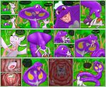  arbok bodily_fluids duo eye_contact eyes_closed female feral forced generation_1_pokemon generation_3_pokemon generation_5_pokemon hi_res imminent_vore livinlovindude looking_at_another mienshao nintendo oral_vore pokemon pokemon_(species) poochyena reptile saliva saliva_string scalie video_games vore 