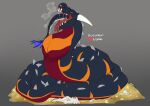  absurd_res alym bodily_fluids bunsen dragon drooling duo feral hi_res horn jamkitsune male male/male mouth_shot open_mouth oral_vore reptile saliva scalie simple_background size_difference snake soft_vore teeth throat tongue tongue_out vore western_dragon 