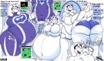  anthro big_breasts bovid breasts butt canid canine canis caprine digestion duo female goat hi_res kc_(kingcreep105) kingcreep105 male male/female mammal mirror mirror_reflection motherly rear_view reflection struggling toriel undertale undertale_(series) video_games vore weight_gain willing_prey wolf 