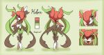  absurd_res angry color_swatch dragalge expressions female fusion generation_3_pokemon generation_6_pokemon hair hi_res humanoid kirlia laugh nintendo pokemon pokemon_(species) pose red_hair sketchygarden solo video_games 