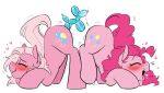  ass_up balloon blush cutie_mark earth_pony equid equine female friendship_is_magic hair hasbro horse inflatable mammal my_little_pony obscured_penetration pink_hair pinkie_pie_(g3) pinkie_pie_(mlp) pony question_mark redxbacon 