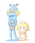  absurdres crossed_arms doris_1_(warioware) duet highres mike_(warioware) offbeat robot warioware white_background 