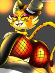  anthro big_butt blazedscarf butt clawroline felid female halloween hi_res holidays kirby_(series) kirby_and_the_forgotten_land leopard magician magician_hat mammal nintendo pantherine solo thick_thighs video_games 
