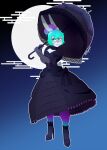  absurd_res anthro blush bow_ribbon clothing corset dress footwear goth gothic_lolita hi_res high_heels kyle_walden lace lagomorph leporid lingerie lolita_(fashion) male mammal rabbit solo topwear umbrella vapplepie 