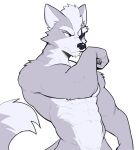  anthro canid canine canis hi_res jrjresq male mammal nintendo nude pose solo star_fox video_games wolf wolf_o&#039;donnell 