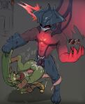  aatrox_(lol) anal anal_penetration anthro balls bodily_fluids butt cum cum_in_ass cum_inside cum_on_chest darkin duo erection genital_fluids genitals hi_res humanoid league_of_legends male male/male mammal meatshaq murid murine muscular muscular_male pecs penetration penis rat riot_games rodent sex size_difference twitch_(lol) vein veiny_penis video_games 