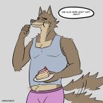  absurd_res anthro belly canid canine canis clothing dreamworks fattytober hi_res male mammal mindof mr._wolf_(the_bad_guys) overweight overweight_male the_bad_guys weight_gain wolf 