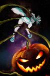  anthro artica_sparkle canid canine canis female food forced fruit halloween hi_res holidays jeffusherb mammal night paws penetration plant pumpkin rape sex solo tentacle_penetration tentacle_sex tentacles wolf 