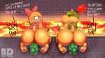  absurd_res age_difference anal anal_penetration anthro bootydox bow_tie bowser_jr. brother brother_and_sister dialogue dildo dildo_in_ass dildo_in_pussy dildo_insertion dildo_sitting female gesture hair hi_res kneeling koopa koopaling lava lips male mario_bros middle_finger nintendo penetration ponytail riding_dildo scalie sex_toy sex_toy_in_ass sex_toy_in_pussy sex_toy_insertion sibling sister vaginal vaginal_penetration video_games wendy_o._koopa young younger_penetrated 