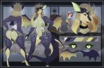  absurd_res anthro balls breasts devyshirehell digital_media_(artwork) dragon fish genitals herm hi_res horn hybrid intersex marine nipples nude scalie selena_(zalhala) shark shragon simple_background solo 