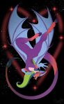  &lt;3 anthro comic cosmos_(idw) digital_drawing_(artwork) digital_media_(artwork) female fluffy flying friendship_is_magic hasbro hi_res horn hybrid infinity_symbol love my_little_pony open_mouth scales scalie solo solo_focus space star sunny_way symbol wings 