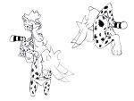  anthro bent_tail canid canine canis chaoshetra cheetah clothing clothing_pull coyote cyote disembodied_head duo felid feline female male male/female mammal panties panty_pull purse underwear underwear_pull vore 