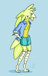  absurd_res animal_humanoid anthro avian avian_humanoid bird bird_humanoid bottomwear budgerigar clothed clothing hi_res humanoid jared_dillon loriinae male open_clothing open_shirt open_topwear parakeet parakeet_humanoid parrot parrot_humanoid rolled_up_sleeves shaded shirt shorts simple_background simple_shading solo tall tall_male topwear true_parrot 