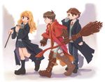  harry_potter harry_potter_(character) hermione_granger nomura_ryouji ron_weasley 